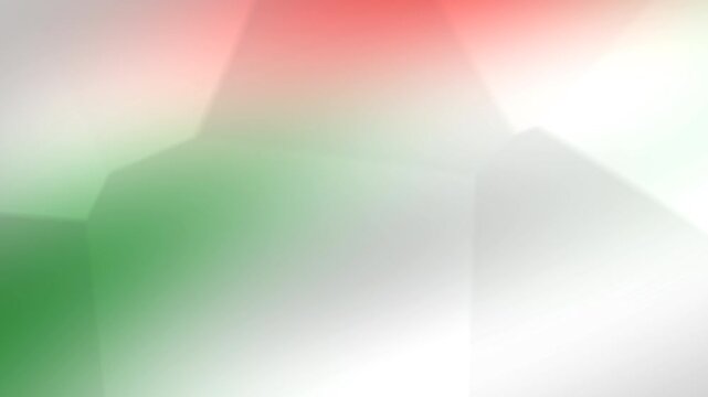 uae background with soft geometric gradients blending red, white, and green into a smooth modern abstract style