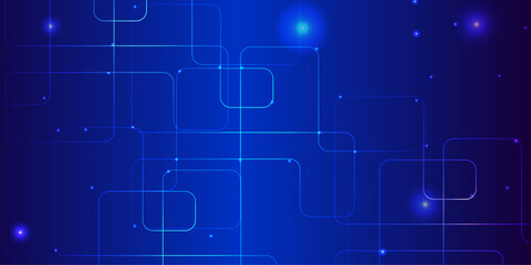 Abstract technology frame made of circuit board wires and digital elements.  Abstract geometric texture background 3D background texture.
