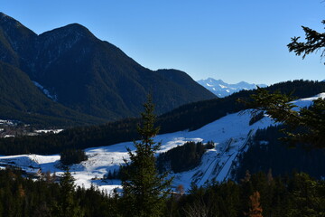 Sch&ouml;ne Landschaft bei Seefeld in Tirol