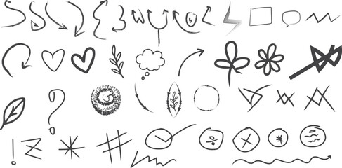 hand drawn vector illustration White background