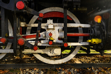 Parts of an old steam locomotive © nedomacki