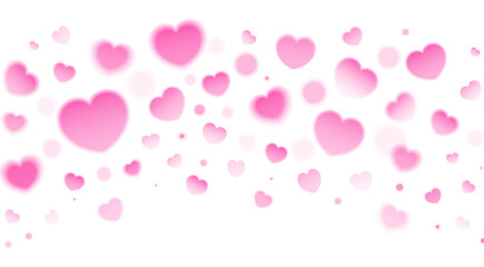 pink hearts background