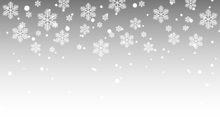 White Snowflake Winter Background Gradient Design for Christmas, winter holidays, seasonal decorations, greeting cards, banners, and digital winter designs.