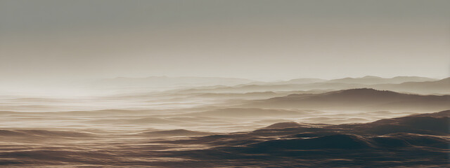 Fototapeta premium Dust Fog Horizon