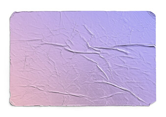 Worn Pastel Gradient Sticker With Distressed Corners © Custom Scene