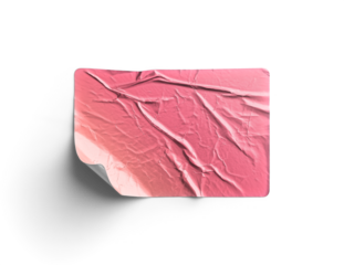 Curled Corner Crumpled Sticker