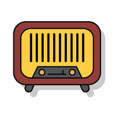 Retro Audio Speaker Icon