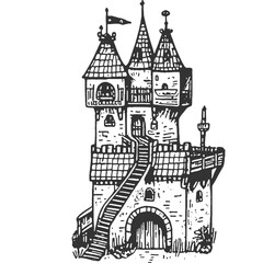 Fototapeta premium In the Name of the Eternal Homeland Vintage Illustration Vector