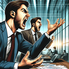 office workers disagreement