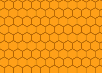 honeycomb seamless pattern yellow color repeatable groovy texture