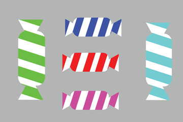 Five colors Christmas candy