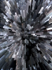 Abstract Pixel Burst Radial Motion Background