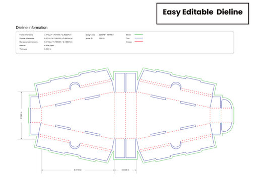 triangle folio  dieline template box dieline die lines packaging custom dieline  box cardboard box dieline pizza box dieline printable product packaging layout,