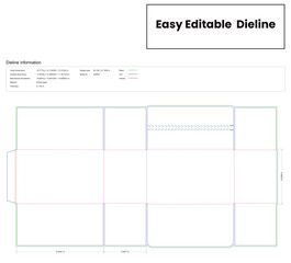 zipper cartons dieline template box dieline die lines packaging custom dieline  box cardboard box dieline pizza box dieline printable product packaging layout,