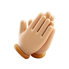 Obraz premium Clapping hand 3d icon representing celebration, achievement, gratitude, or praise, joyful a featuring gesture human