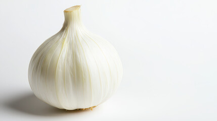 Fresh white fennel bulb with smooth texture and vibrant color, perfect for culinary use and healthy dishes