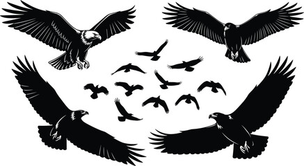 Obraz premium Celestial astronomy vector icon set featuring stars, moons, planets, compasses, atoms and cosmic elements for science illustrations, mystical artwork, decorative graphic design projects