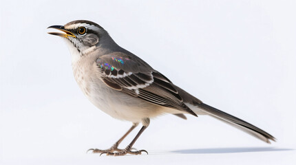 Fototapeta premium mockingbird isolated on white background