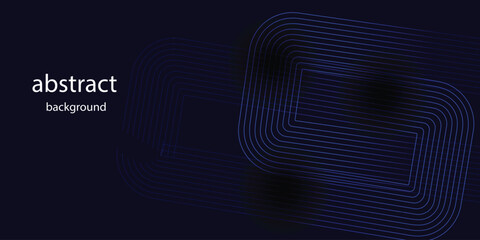 Abstract background Dark blue  with glowing geometric lines. Modern shiny blue lines pattern. Futuristic technology concept.