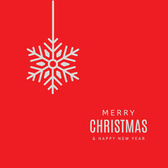 Festive Holiday Card &ndash; Merry Christmas and Happy New Year