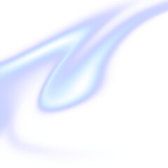  Double Blue Light Wave Streak Isolated
