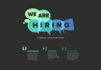 We Are Hiring: Open Positions for Senior Manager, Team Leader, Administrator