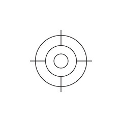 Outline Target Center Point for Focus Interface