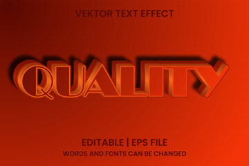 3D quality text effects that can be edited
