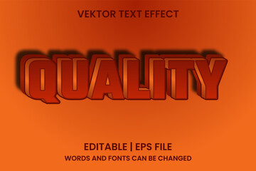 3D quality text effects that can be edited
