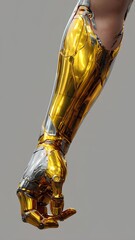 a person using a cybernetic prosthesis