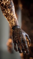 a person using a cybernetic prosthesis