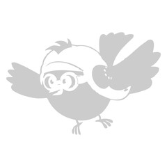 Flying Owl Illustration