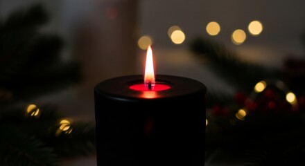 Candle lighting ceremony festive home photography cozy environment close-up perspective serenity in focus