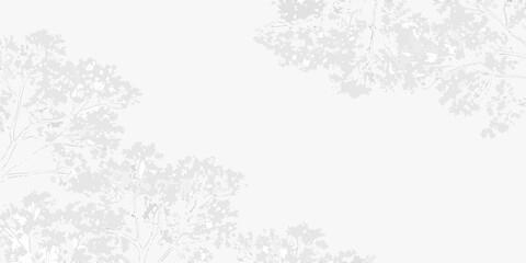 Fototapeta premium Delicate tree branches create a soft light and minimalist background texture