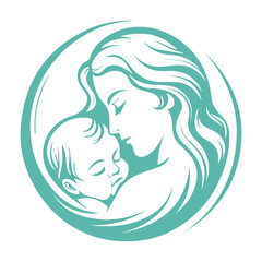 Mother and Child Embrace