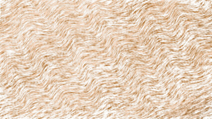 Wavy Abstract Beige and Brown Ripples Texture Background. Light Pale Tan Digital Art Pattern for Textiles, Wallpaper, or Surface Design.