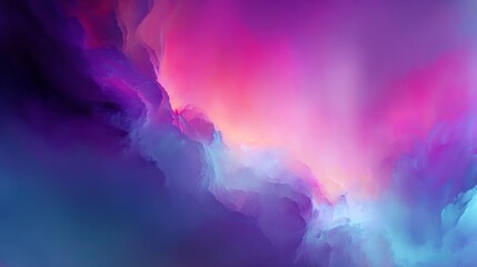 Abstract cosmic cloud formation vibrant gradient colors creating an ethereal background, depicting a dreamlike atmosphere glowing light and flowing textures wallpaper animated TV computer screensaver