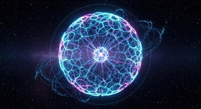 Abstract technology, science, engineering and artificial intelligence background