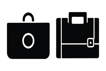 set of hand bag vector for business