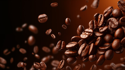 Obraz premium coffee beans background