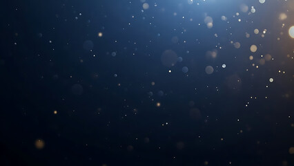 Dramatic deep blue textured background with subtle sparkling light effects resembling a night sky or underwater scene