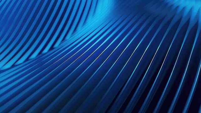 Video Close-up shot of a blue background with lines, suitable for use in design and art projects