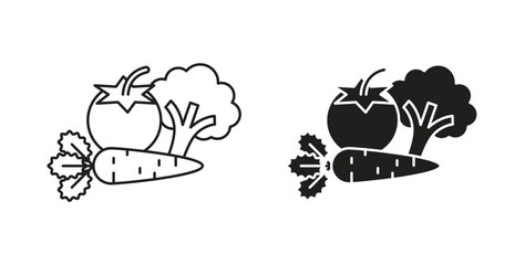 Vegetable icon for web and app. vector illustration eps