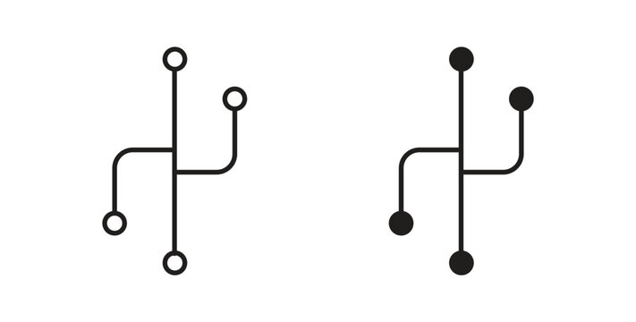Version control icon for web and app. vector illustration eps