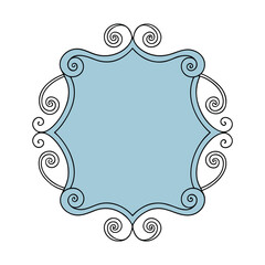 A graceful frame design filled with elegant swirling lines, flowing curves, and soft loops, creating a decorative border that adds charm, movement, and artistic beauty to any layout.
