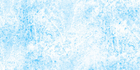 Abstract light blue grunge paint wall texture background, resembling frosty ice or watercolor marble. frosted, icy appearance with scattered speckled details and smooth blended tones. scratch wall.