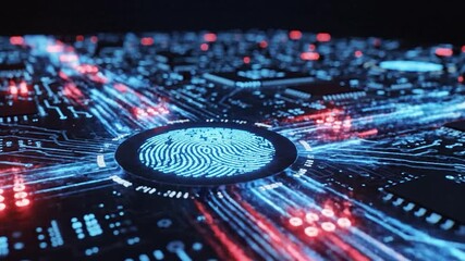 Digital fingerprint authentication on circuit board technology with data flow security - Powered by Adobe