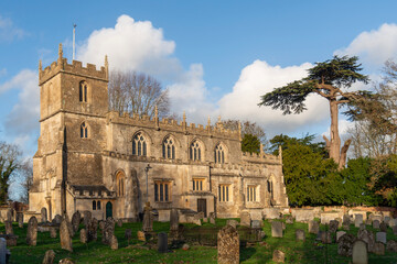 Holy Cross Church in Seend, Wiltshire. Dating from about 1450