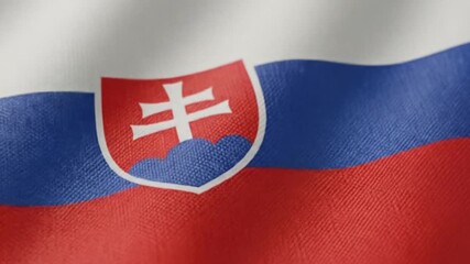 slovakian flag for national Day or Independence Day of slovakia