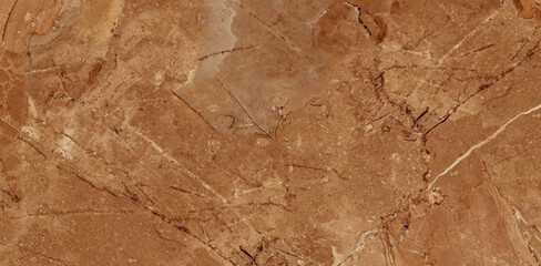 Modern Brown limestone texture background in white light polished empty wall paper. luxury Brown concrete stone table top desk view concept grunge seamless, Rustic marble slab.